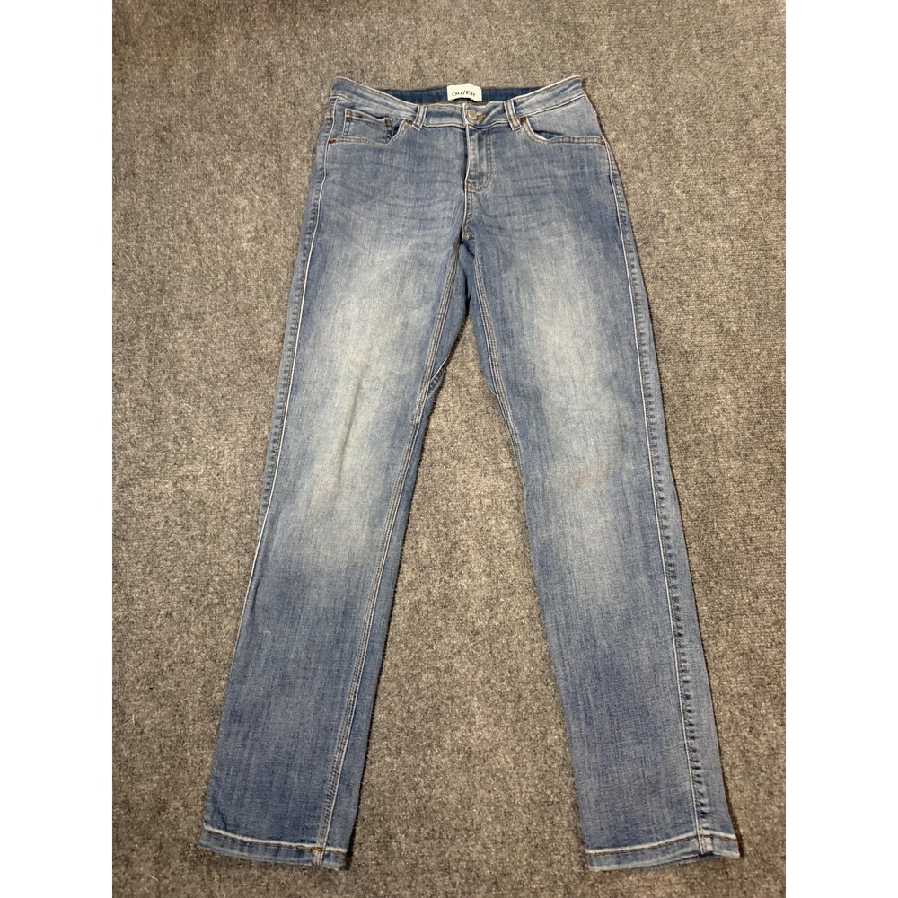 DU/ER Jeans Mens 28x30 Blue Slim Fit Straight Leg Stretch Denim Casual Pants